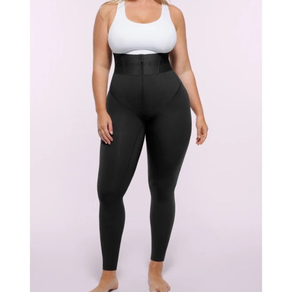 Shapellx AirSlim ElasticFuse Leggings Women XXL Black New With Tags